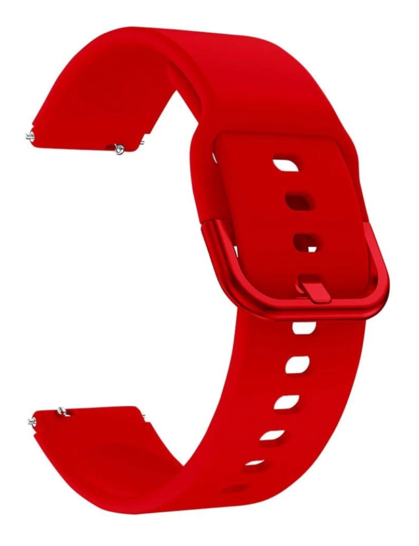 imagem de Bracelete suave em silicone liquido para Huawei Watch GT 4 41mm Vermelho2