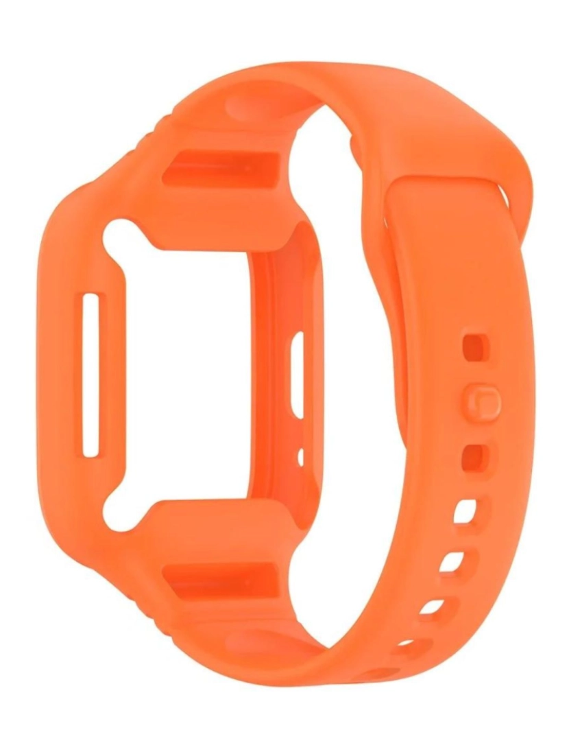 imagem de Pack 360 capa bracelete robusto para Redmi Watch 3 Active Laranja2