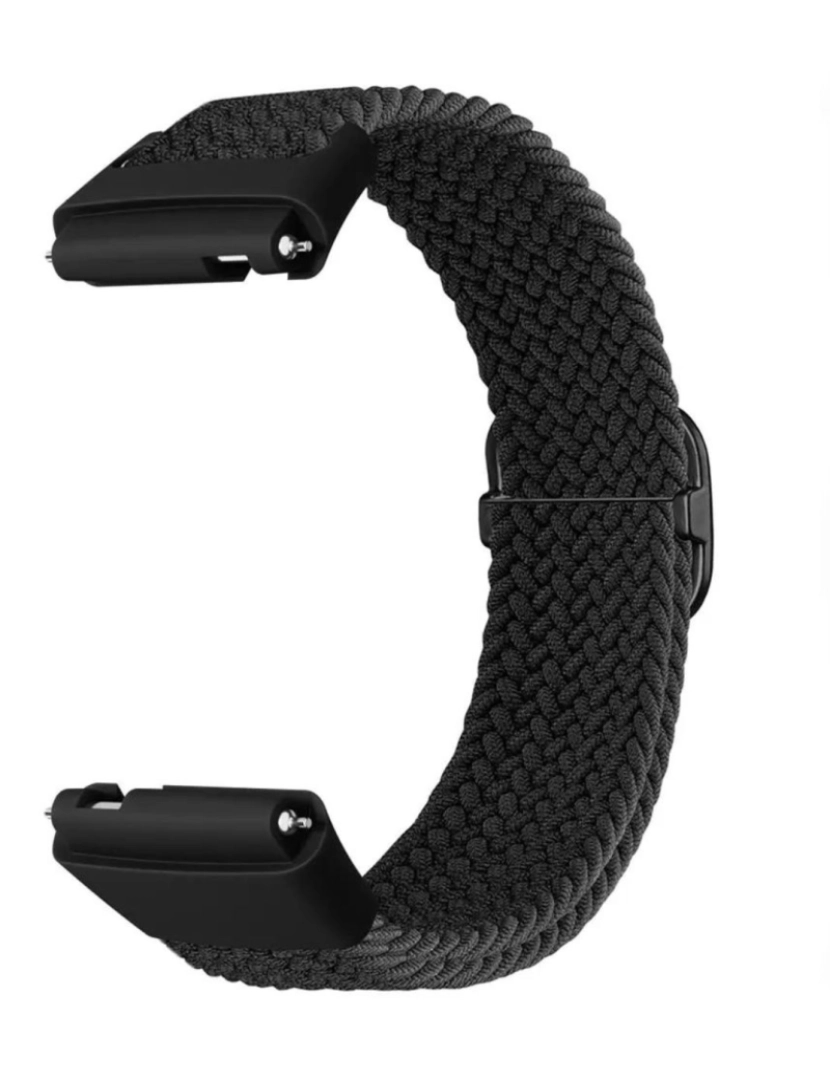 imagem de Bracelete em Nylon trançada ajustável para Redmi Watch 3 Active Preto2