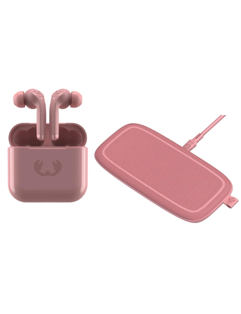 Fresh 'n Rebel - Earpods True Wireless TWINS 2 TIP + Base Carregamento Duo Dusty Pink