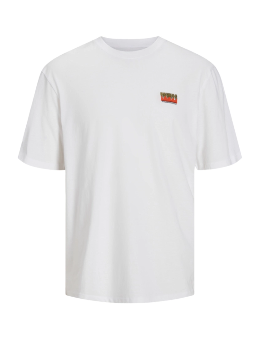 imagem de Jack & Jones Canon Wide Fit Tee  Branco2