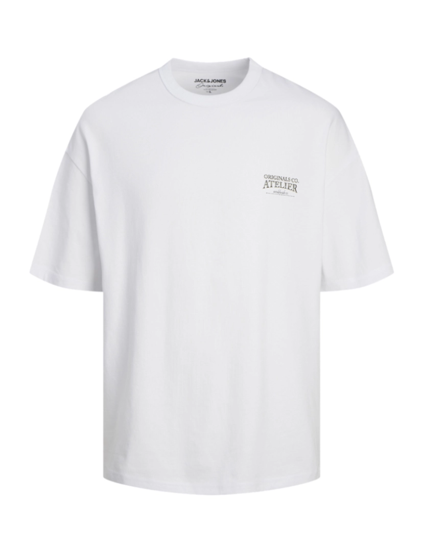 Jack & Jones - Jack & Jones Santorini Oversize Fit Tee  Branco