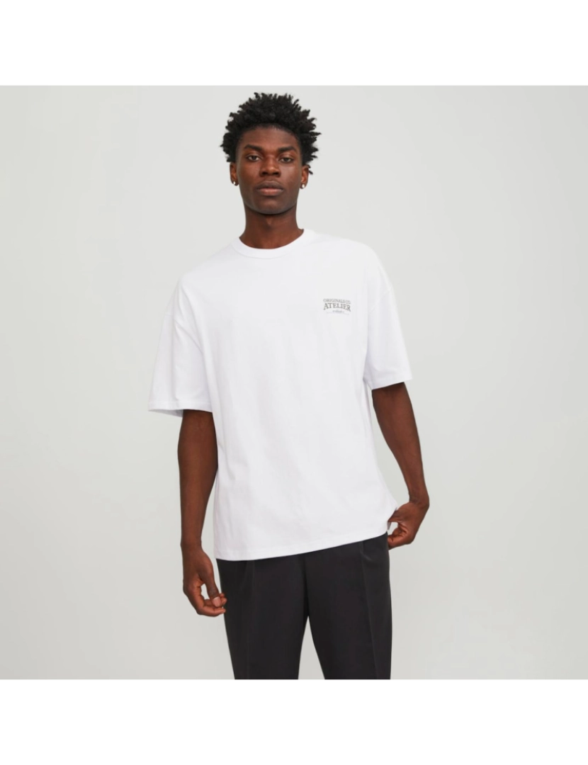 imagem de Jack & Jones Santorini Oversize Fit Tee  Branco4