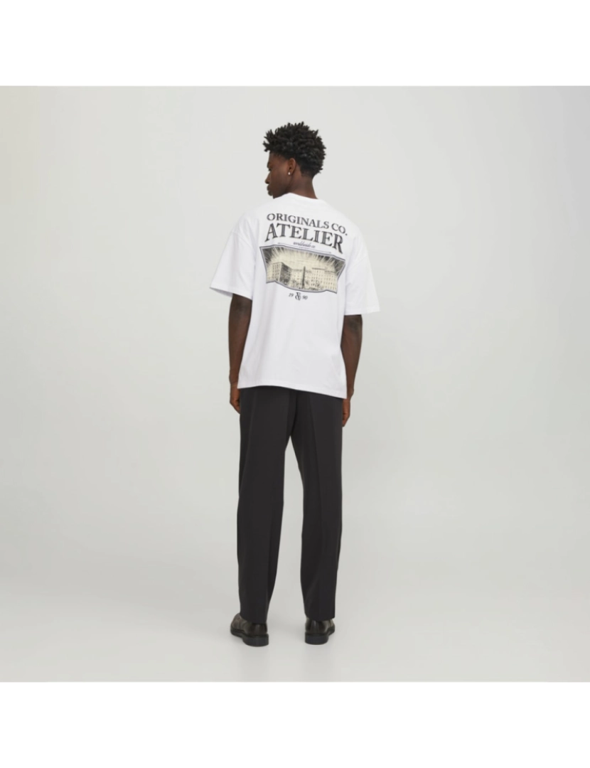 imagem de Jack & Jones Santorini Oversize Fit Tee  Branco5