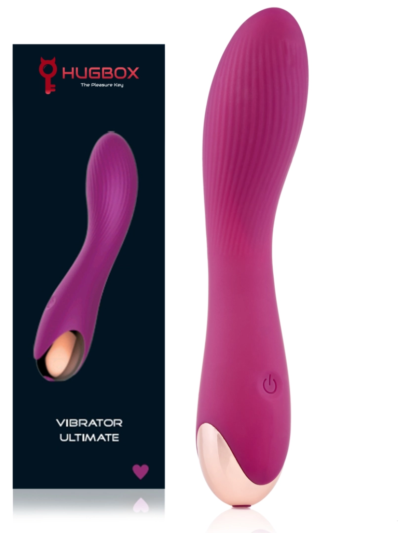 Hugbox - Vibrador Feminino - Ponto G - 20 programas - À prova de água e silencioso - Púrpura - Sextoy