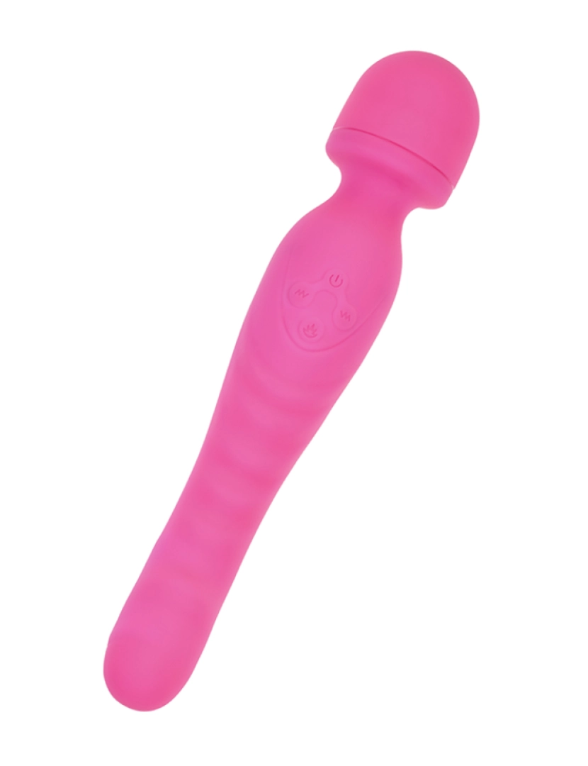 Hugbox - Vibrador Wand - Opção de aquecimento - 7 programas - Rosa