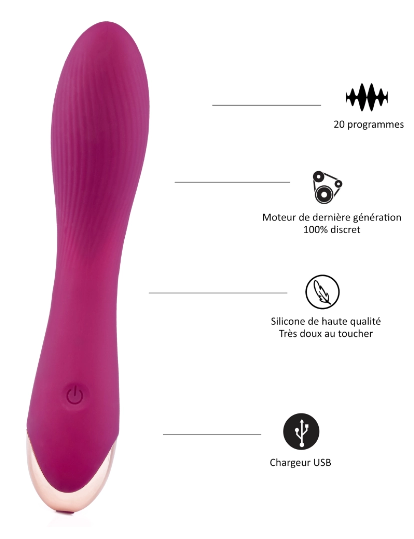 imagem de Pack de brinquedos sexuais - Embalagem Vaginal - Preto e Roxo: vibrador rabbit, vibrador ponto g, vibrador wand, dildo5