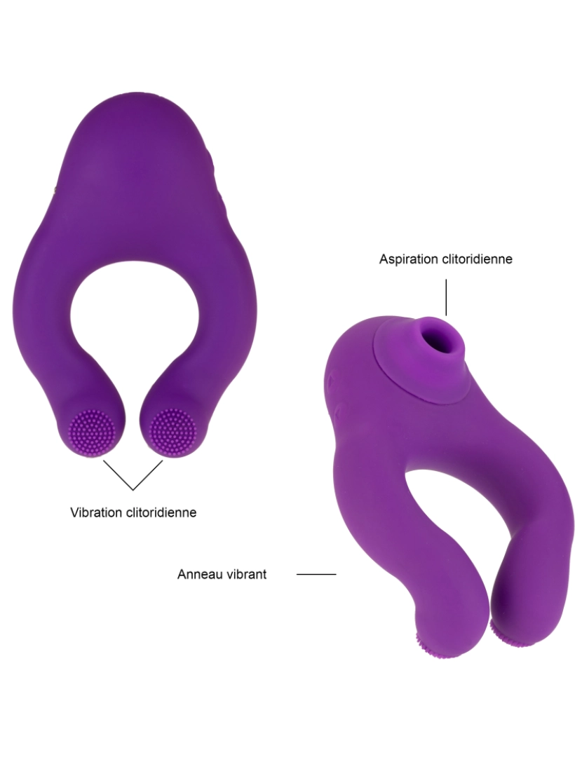 imagem de Pack Sextoys - Pack solo - Púrpura: estimulador de clitóris, dildo, limpador sextoy4