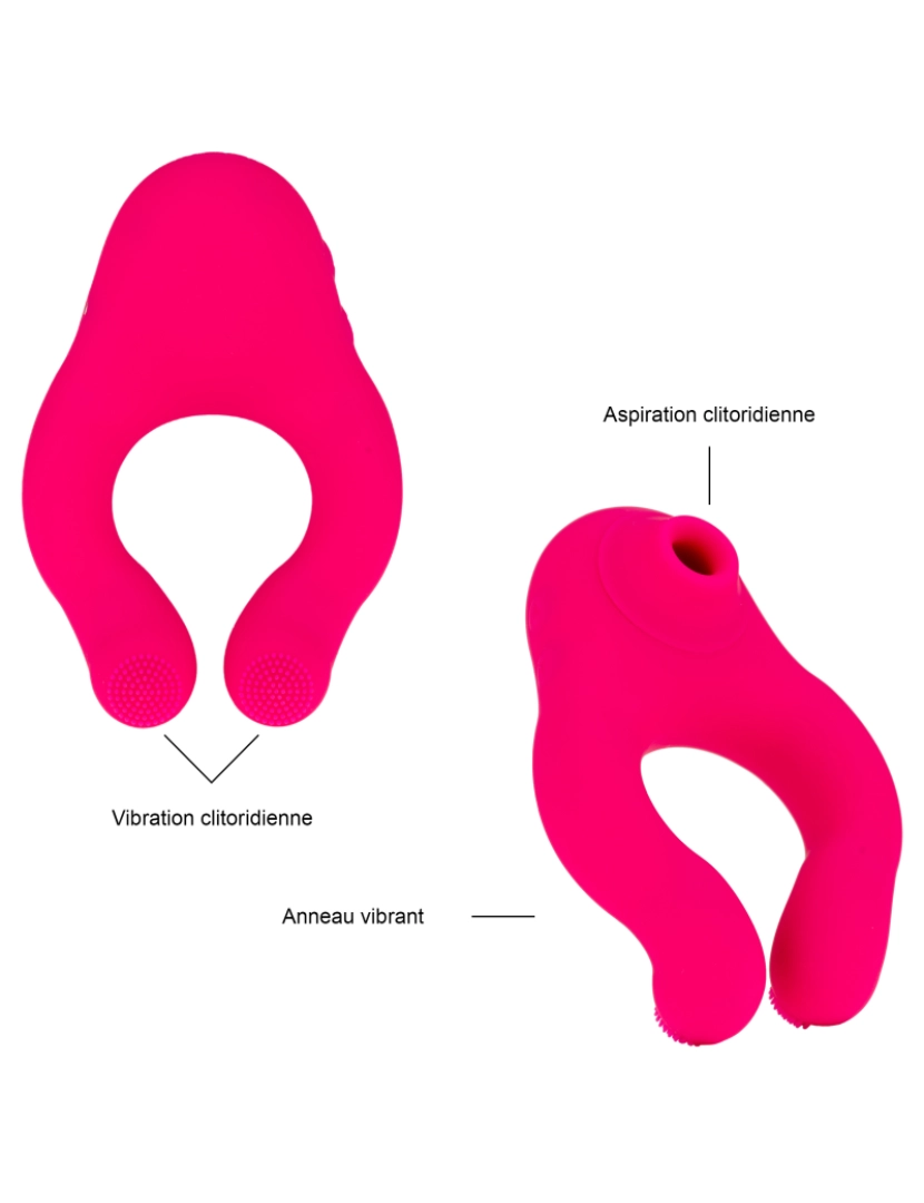 imagem de Pack Sextoys - Pack solo - Rosa: estimulador de clitóris, dildo, limpador sextoy4