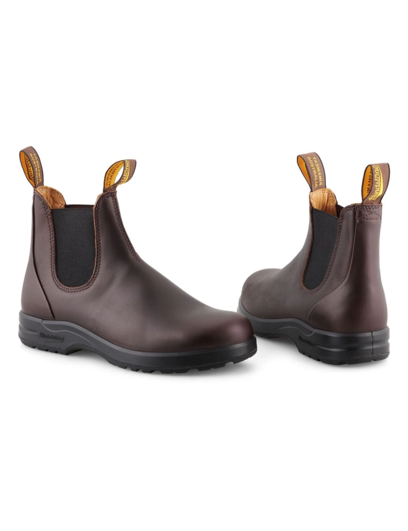 imagem de Blundstone # 2057 Bota de couro Chelsea marrom4