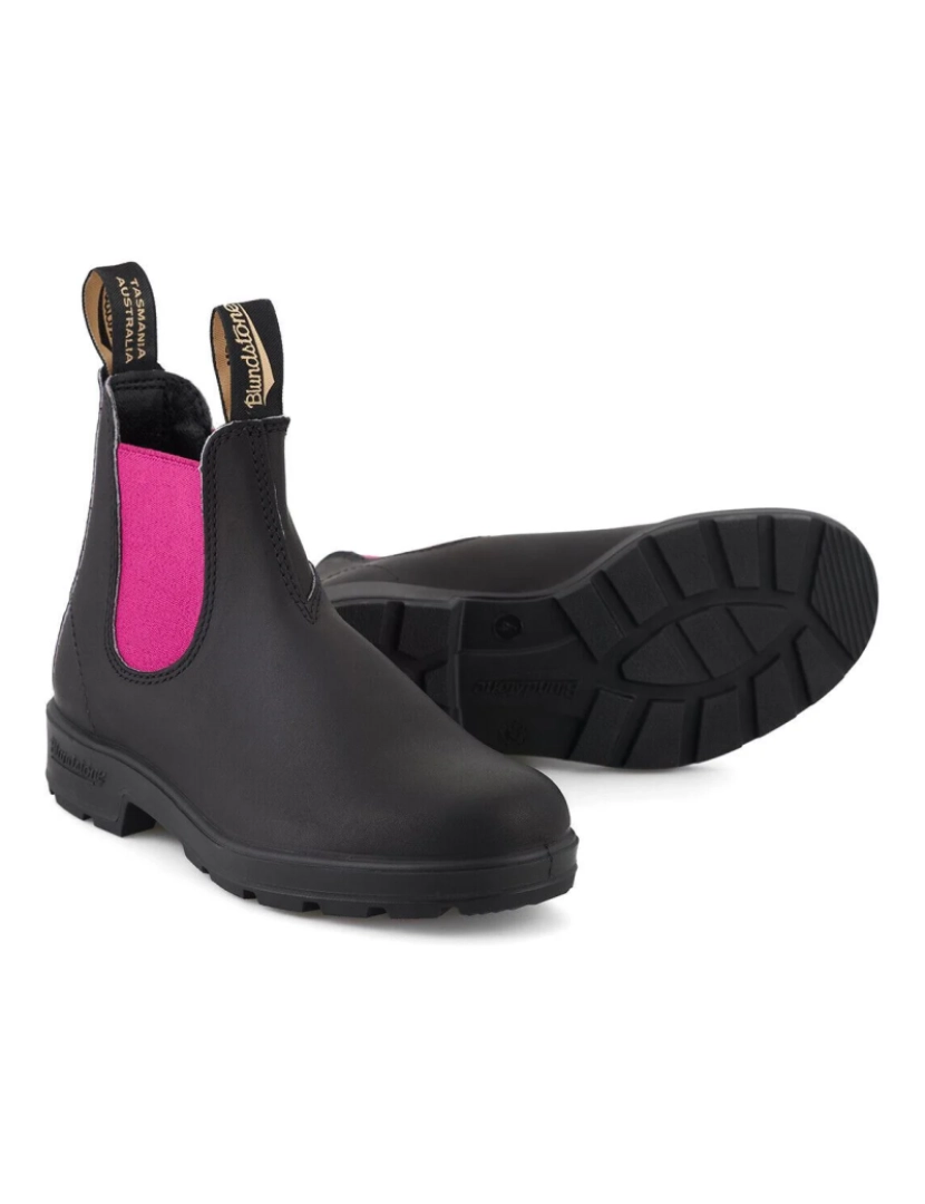 imagem de Bota Chelsea Blundstone #2208 Preta/Fuschia2