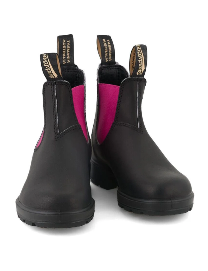 imagem de Bota Chelsea Blundstone #2208 Preta/Fuschia4