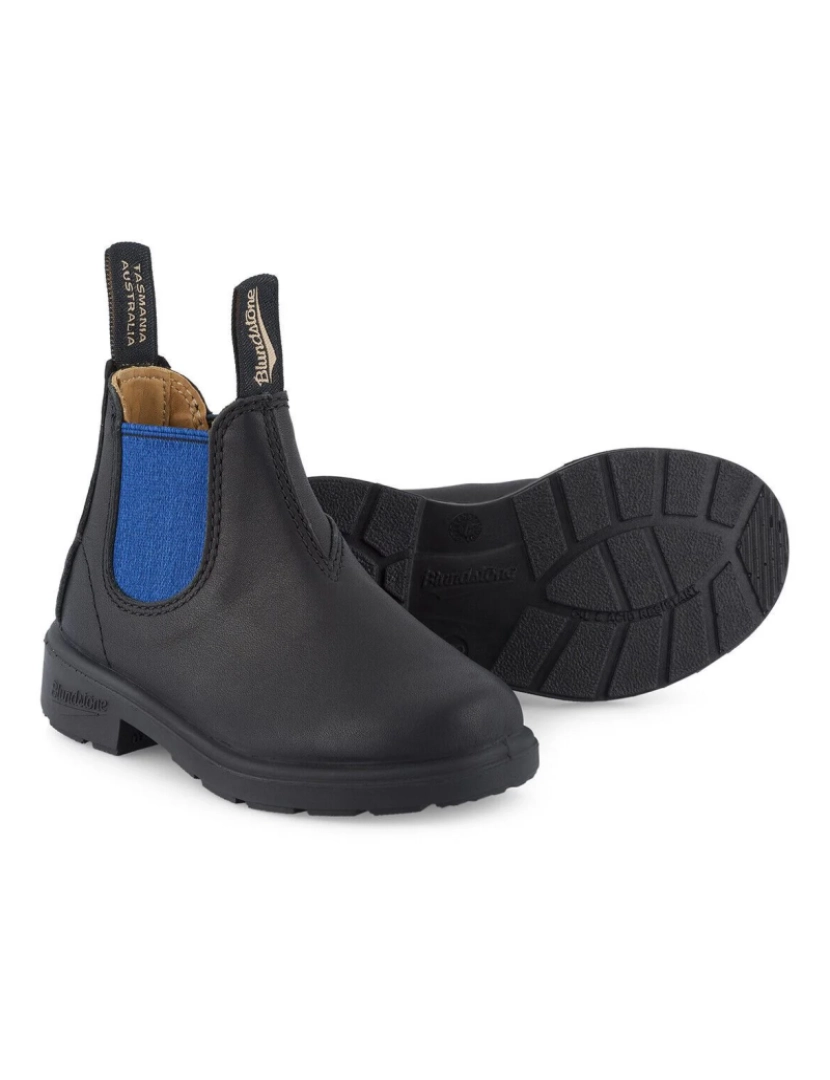 imagem de Bota Chelsea Blundstone #580 infantil preta/azul2