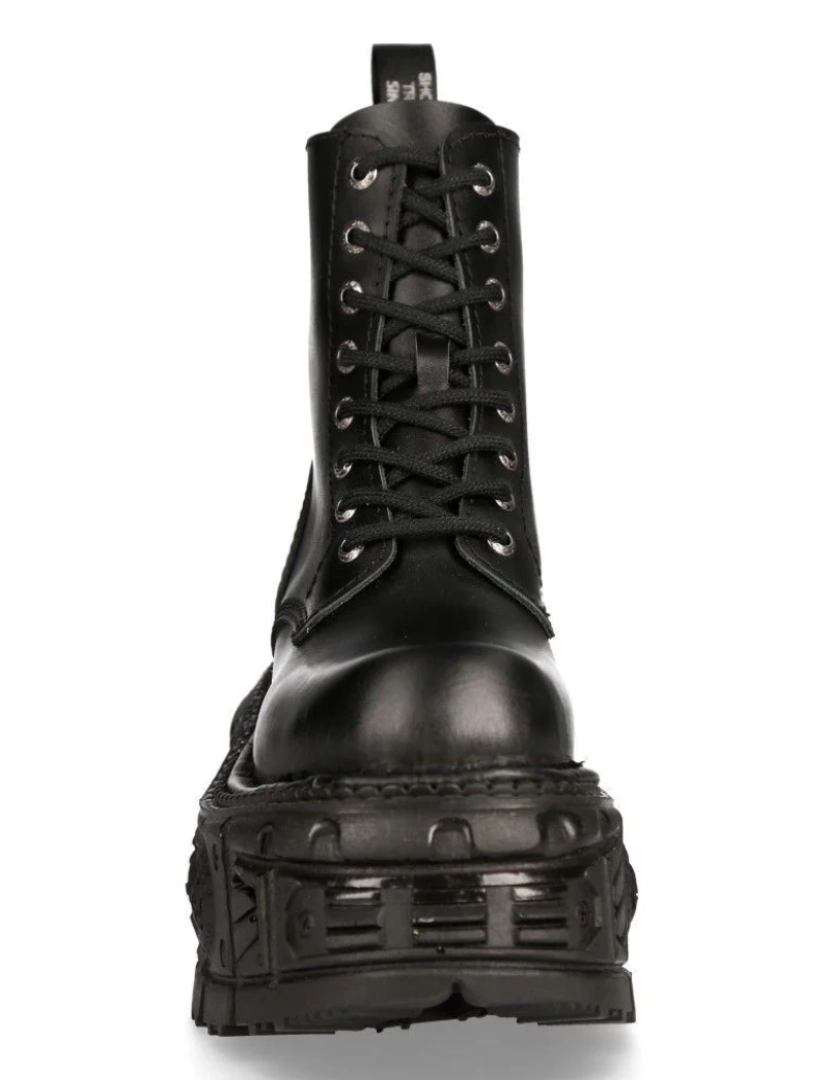 imagem de Botas de plataforma Techno militar unissex New Rock - M-MILI084N-S54