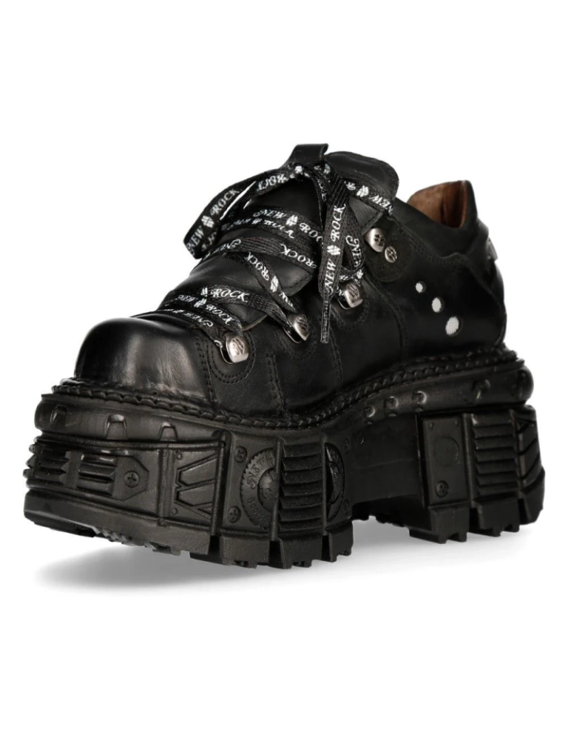 imagem de Botas New Rock Unissex Plataforma Punk Metal - M-TANK120N5