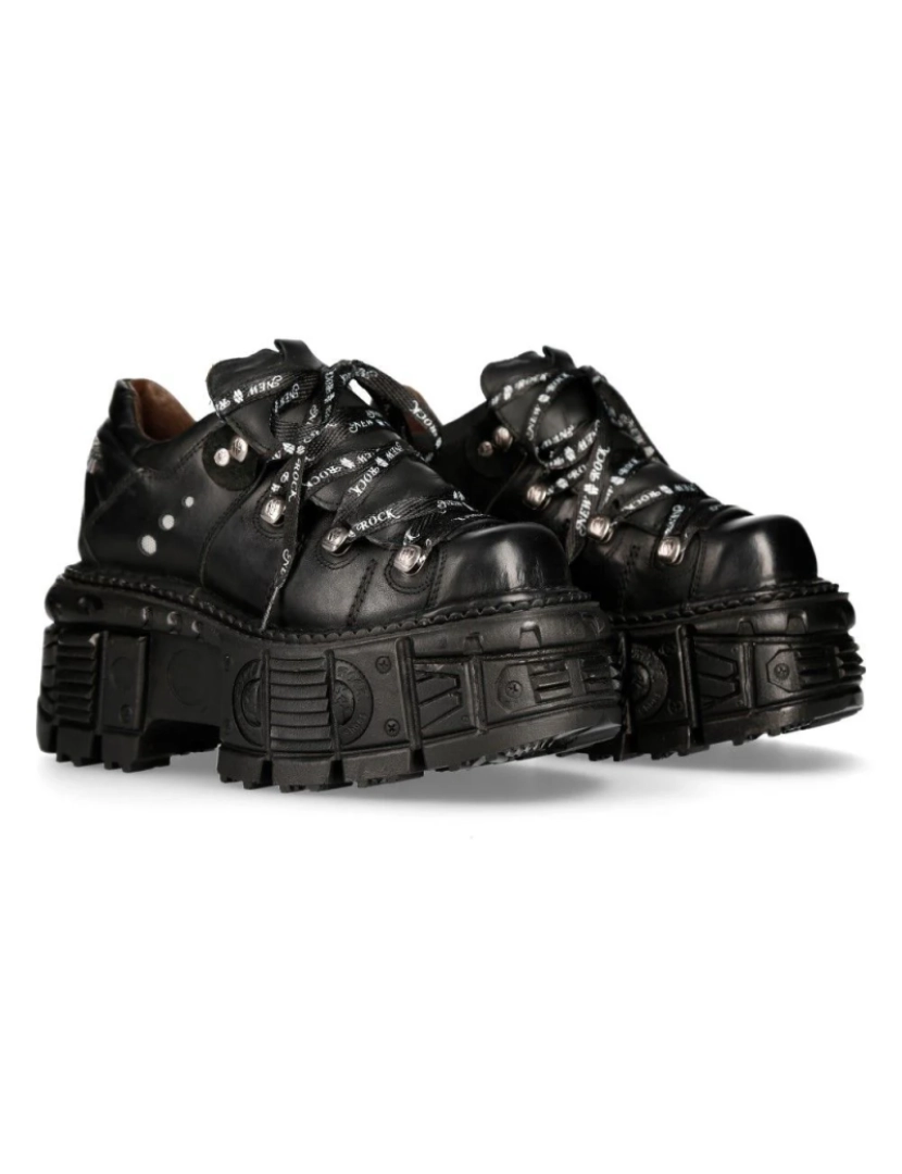 imagem de Botas New Rock Unissex Plataforma Punk Metal - M-TANK120N7