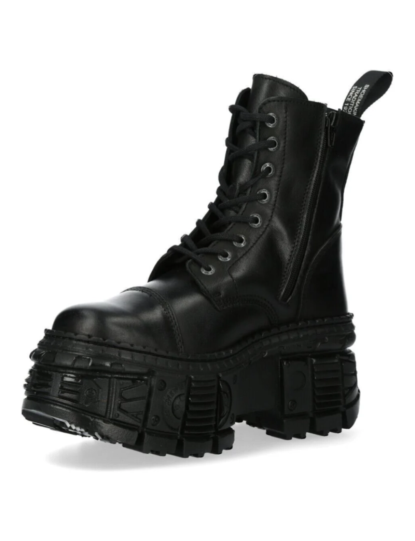 imagem de Botas de couro gótico New Rock pretas-WALL083C-S55