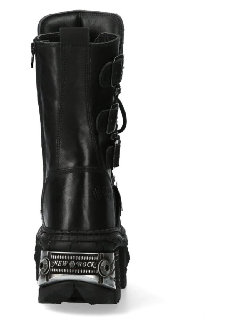 imagem de Botas de couro gótico New Rock Mid Calf-WALL1473-S36