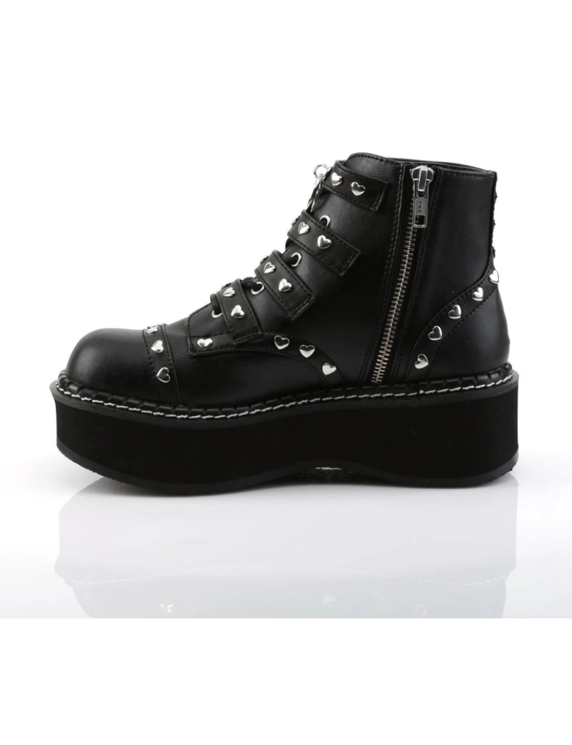 imagem de Demonia Emily 315 Botins pretos com tachas3