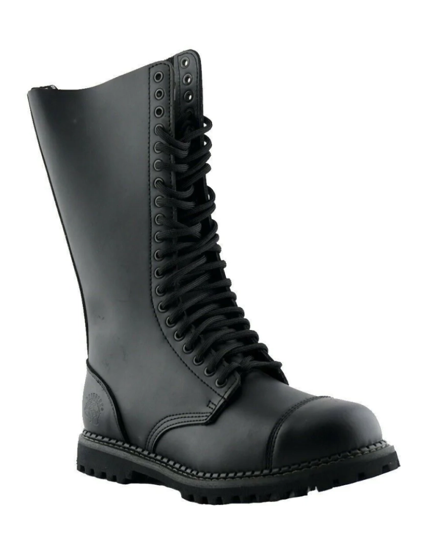 imagem de Grinders Botas militares unissex pretas punk-King CS4