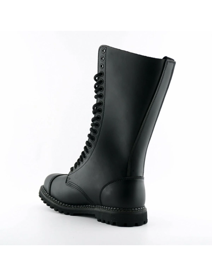 imagem de Grinders Botas militares unissex pretas punk-King CS5