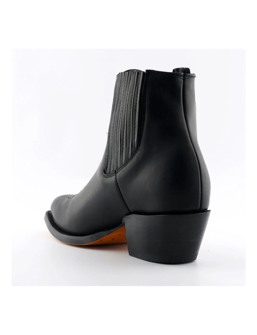 imagem de Botas de tornozelo unissex pretas ocidentais Grinders - Maverick5