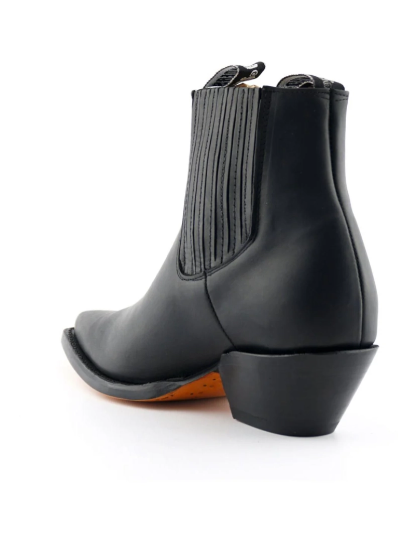 imagem de Botas Grinders unissex pretas Western Chelsea - Mustang4