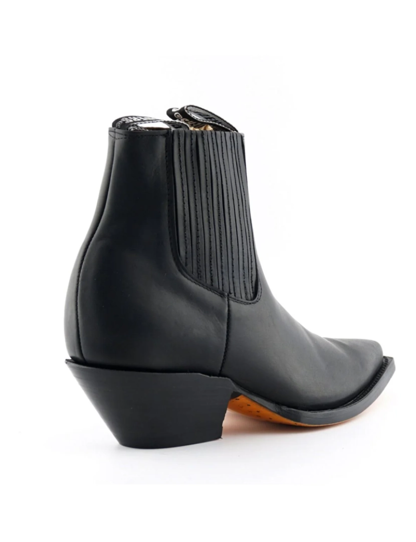 imagem de Botas Grinders unissex pretas Western Chelsea - Mustang5