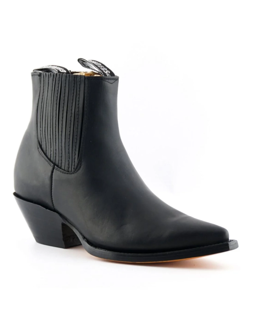 imagem de Botas Grinders unissex pretas Western Chelsea - Mustang6