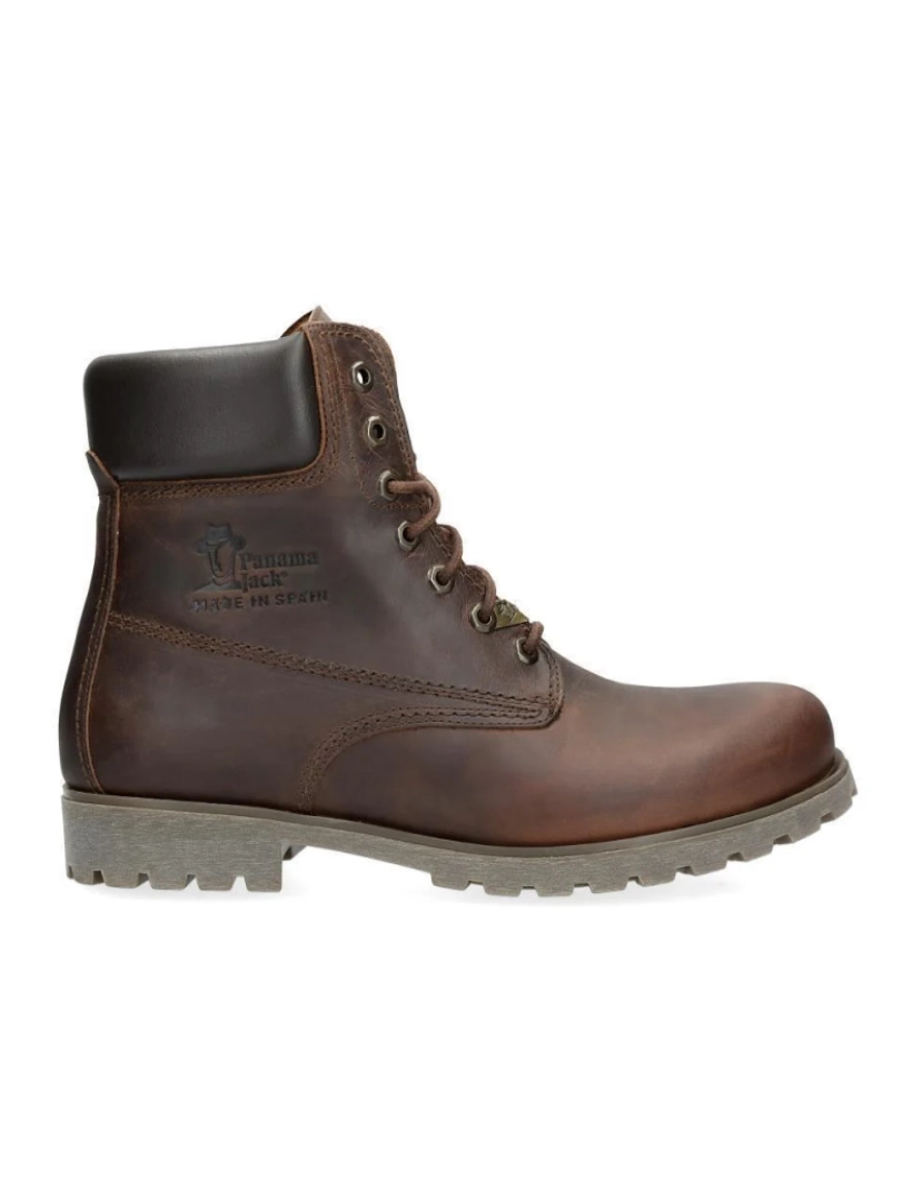 Panama Jack - Panama Jack 03 C8 Botas masculinas marrons cadarços de couro à prova d'água para caminhada no tornozelo Chukka