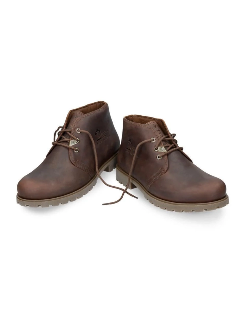 imagem de Bota masculina marrom Panama Jack C10 à prova d'água Havana Joe com cadarço Chukka2