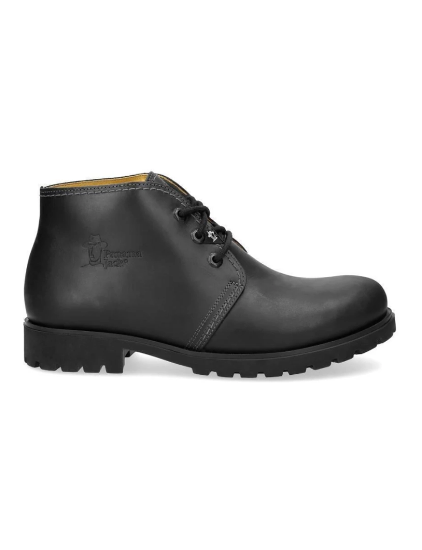 Panama Jack - Bota masculina Panama Jack C3 preta à prova d'água Havana Joe com cadarço Chukka