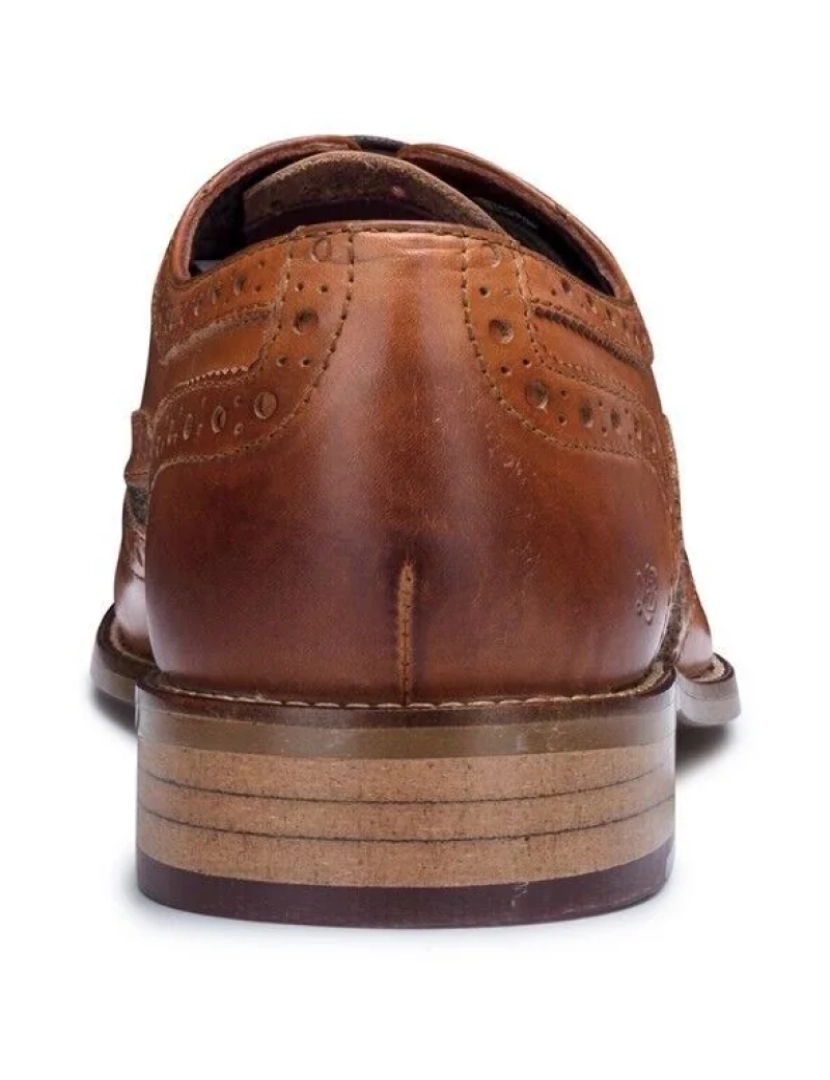 imagem de Sapatos masculinos clássicos Oxford Tan couro Gatsby Brogue com tweed6