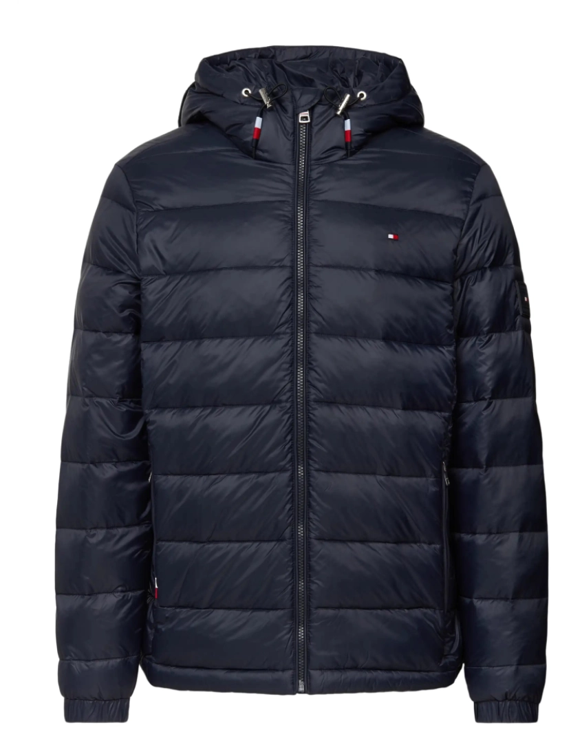 Tommy Hilfiger - Tommy Hilfiger Quilted Hooded Jacket Azul