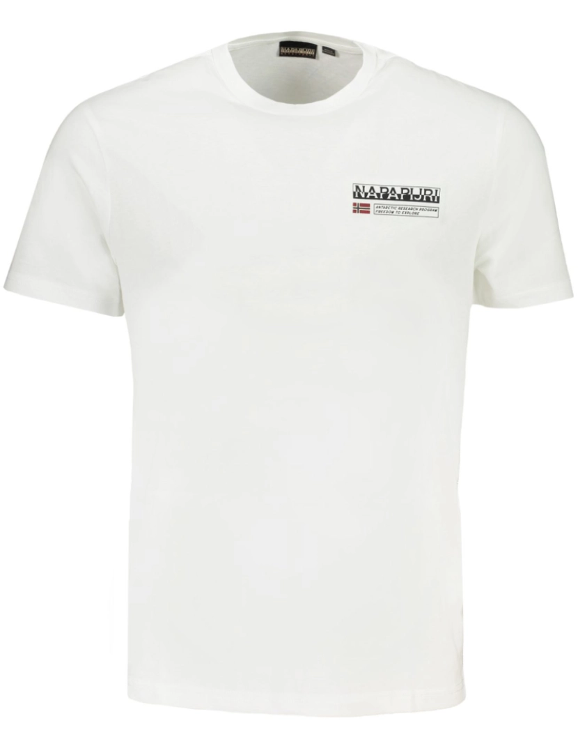 Napapijri - T-Shirt Homem branco