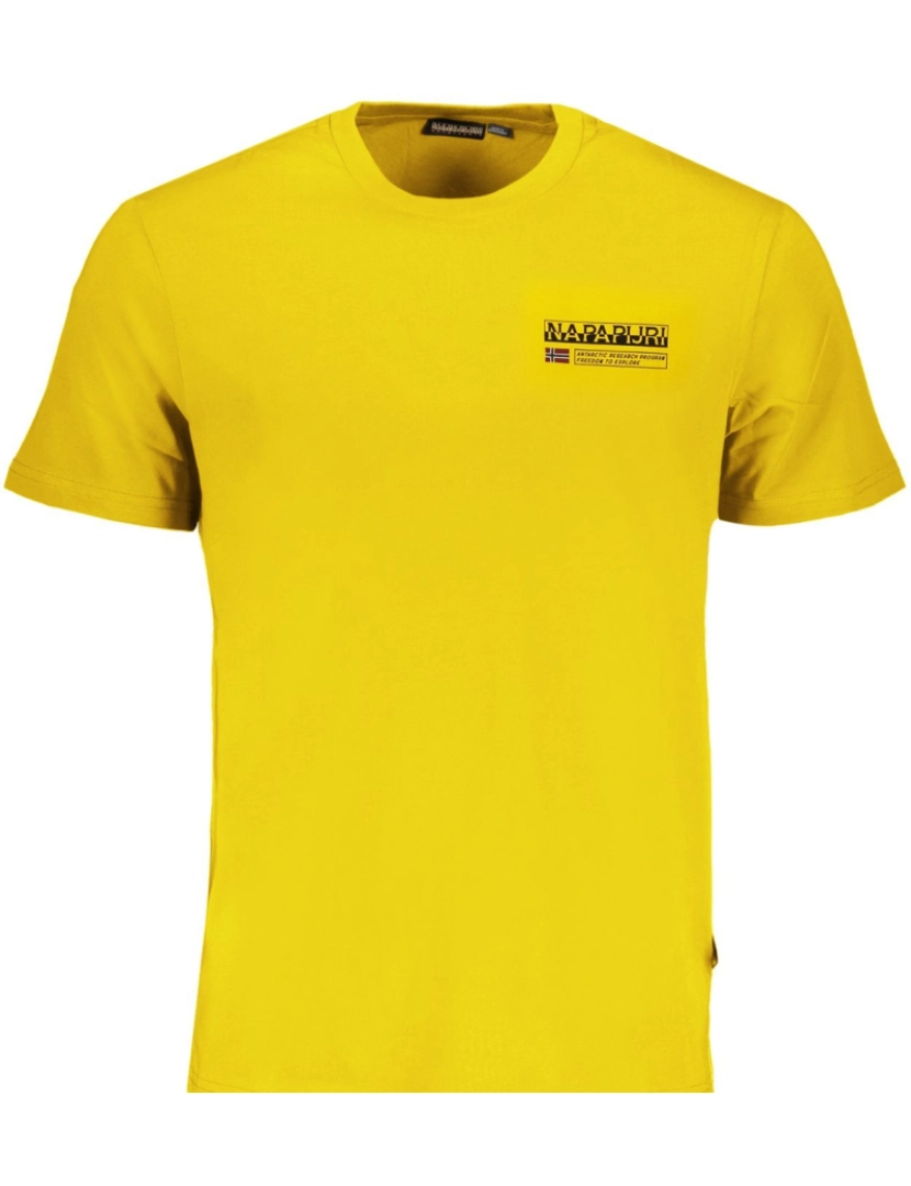 Napapijri - T-Shirt Homem amarelo