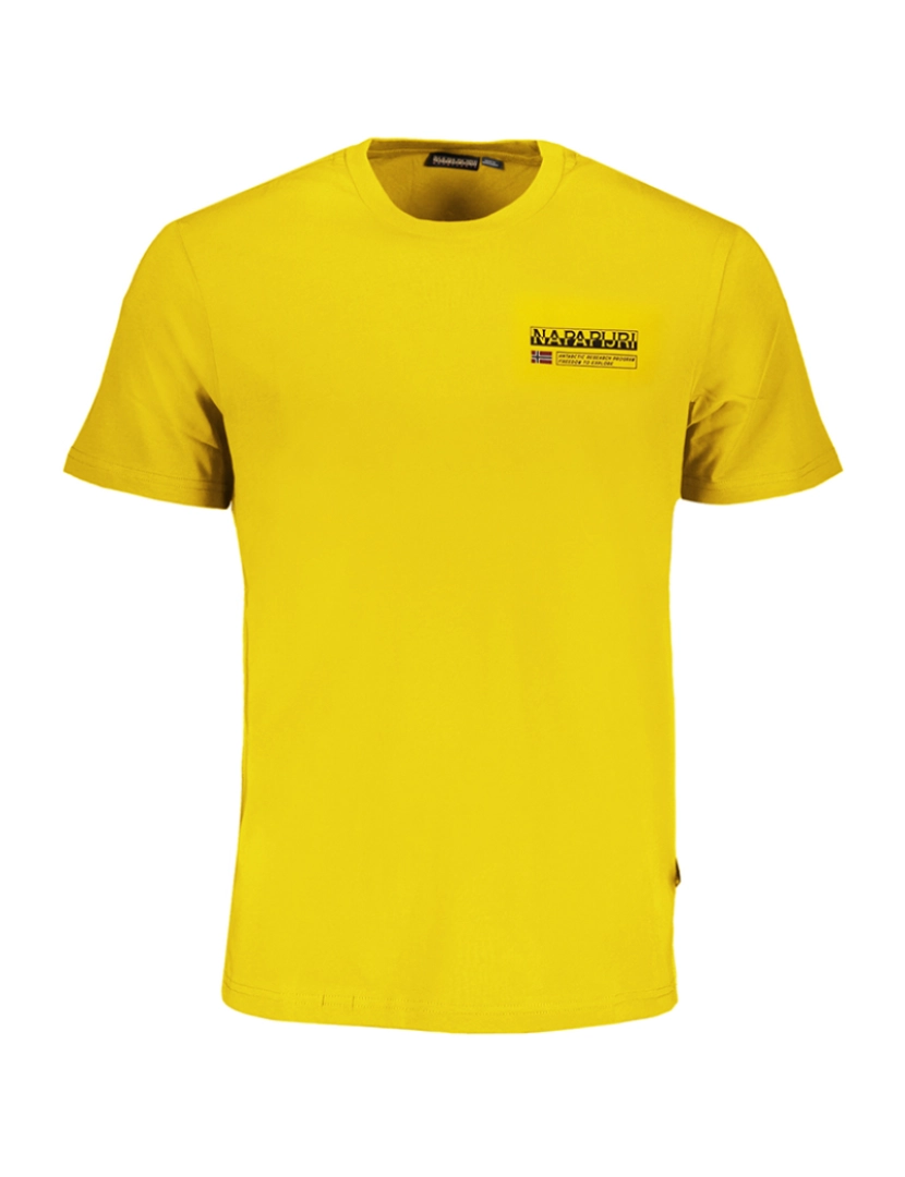 Napapijri - T-Shirt Homem amarelo