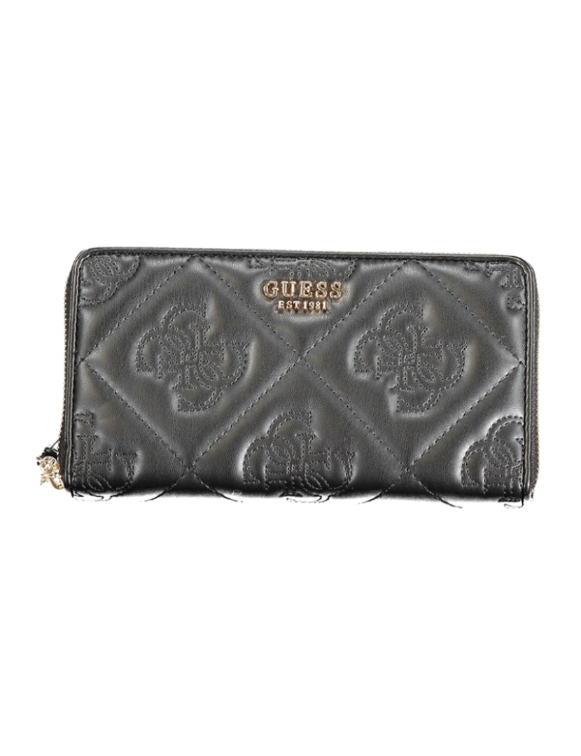 Guess Jeans - Carteira De Mulher Guess Jeans Preta