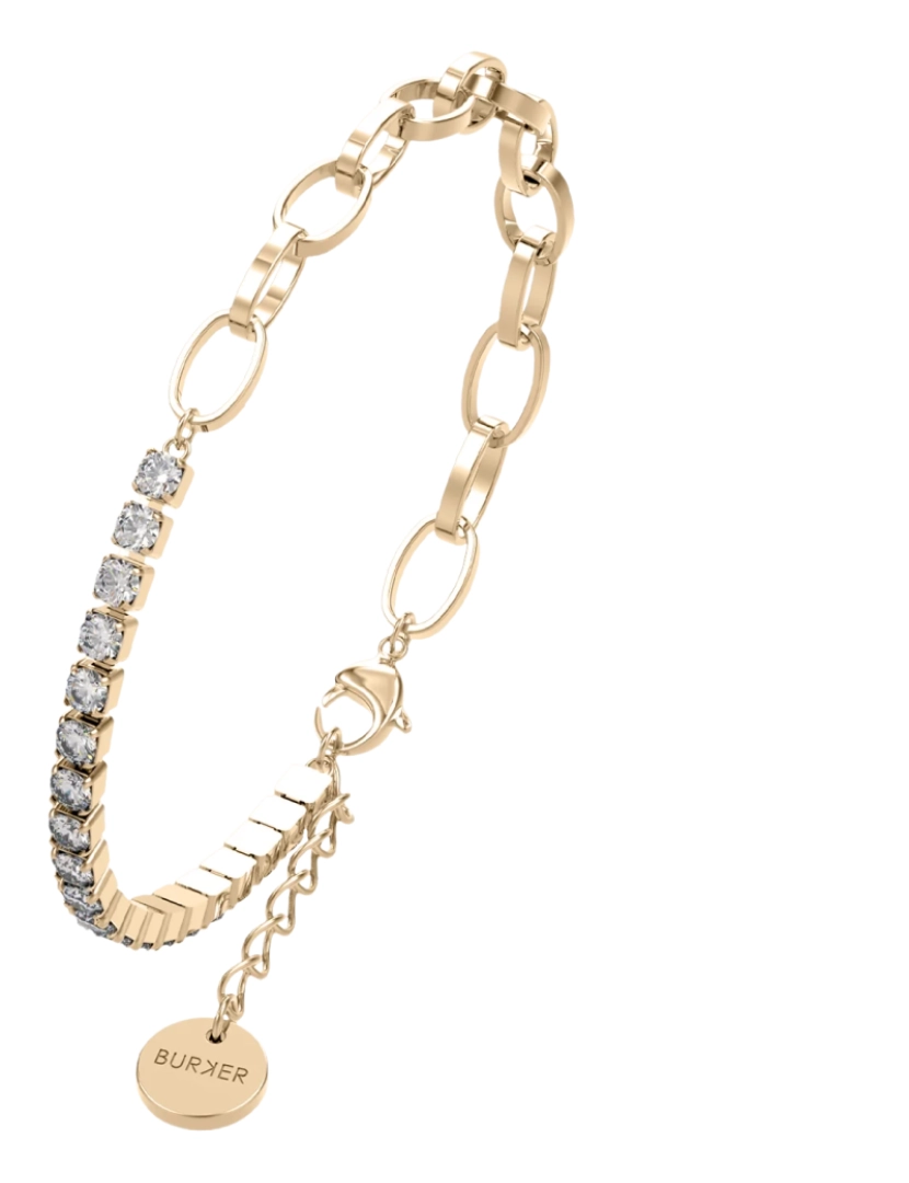 Burker - Pulseira feminina Jade Gold