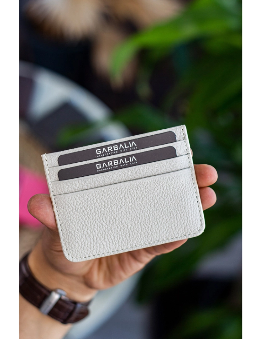 Garbalia - Card Holder Unissexo Bege