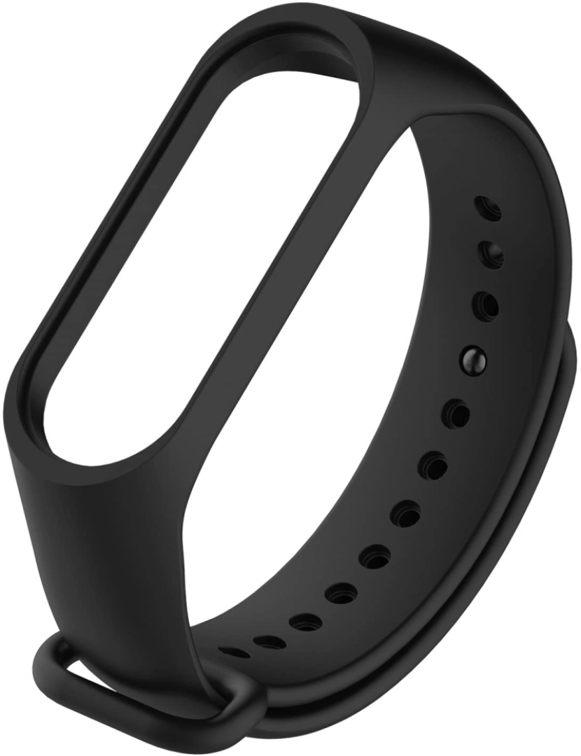 imagem de Pulseira Xiaomi Mi Band 3/4 silicone preta7