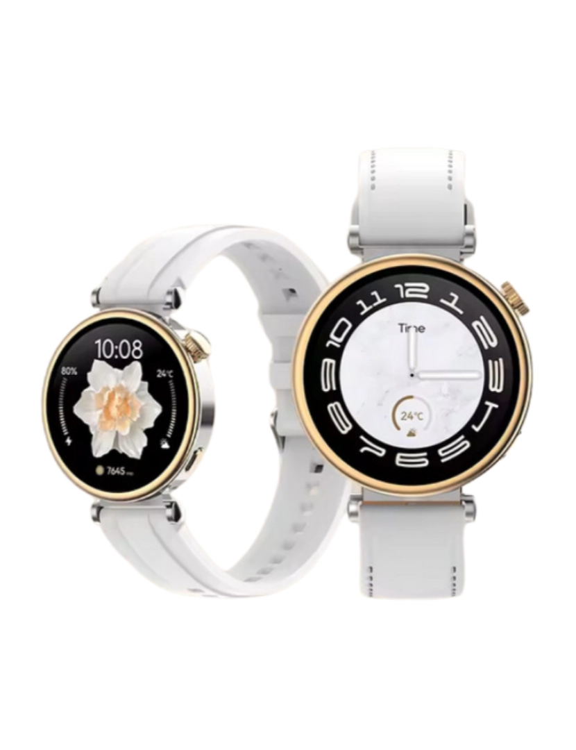 imagem de Smartwatch T4 Mini   2 Braceletes Branco Branco1