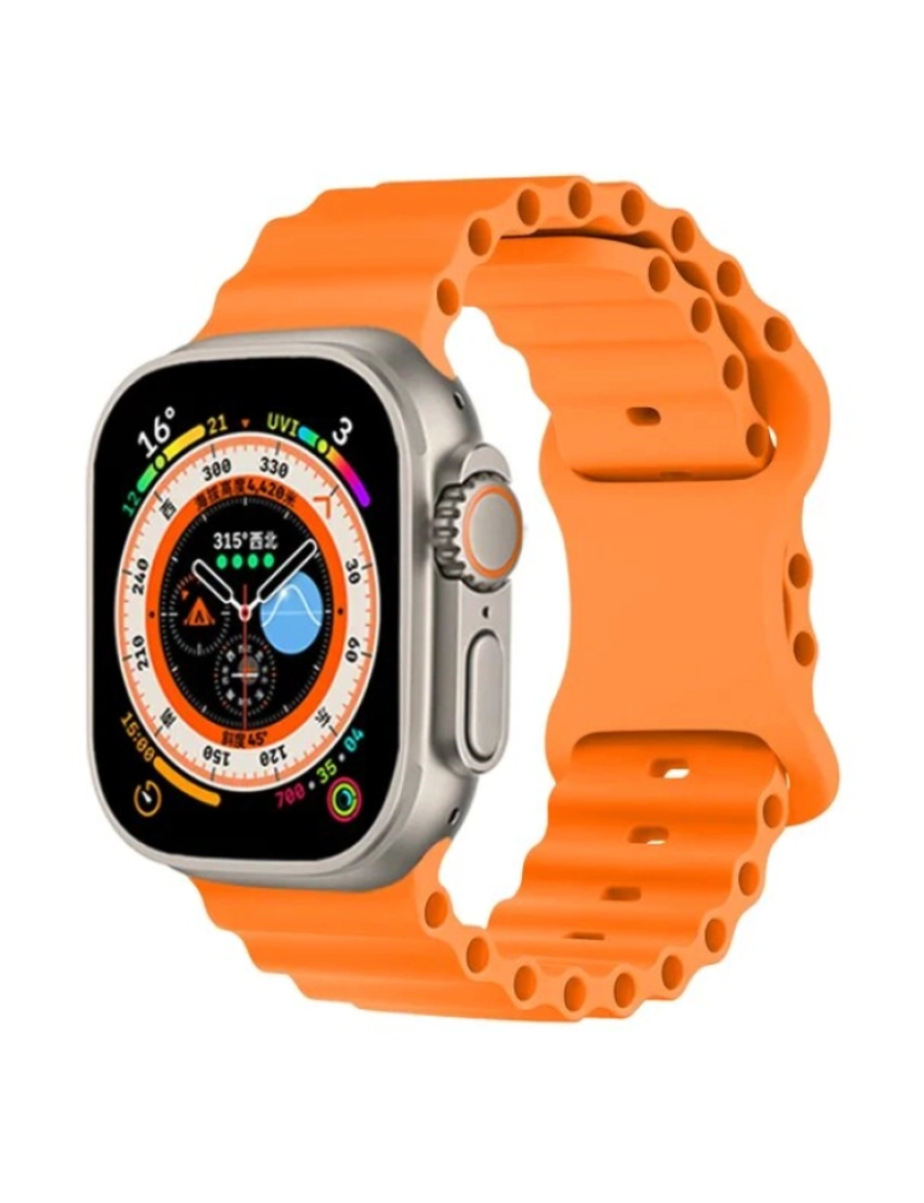 imagem de Smartwatch T900U   Laranja1