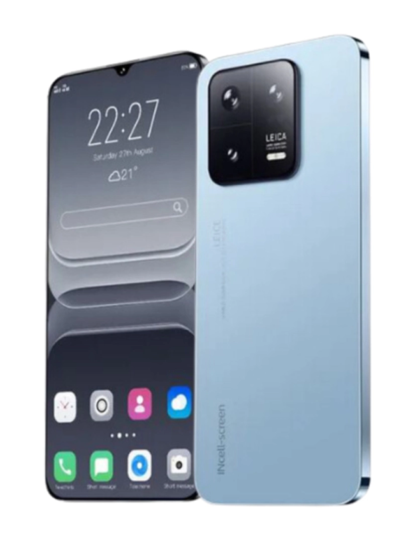 OEM - Smartphone T7 Pro   Azul