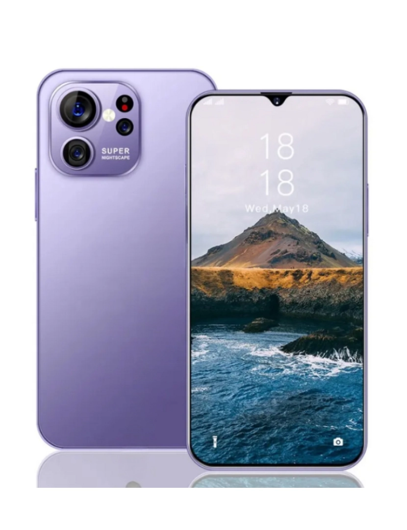 OEM - Smartphone E6 Ultra   Roxo