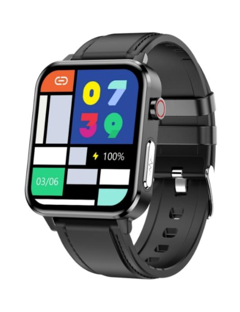 OEM - Smartwatch E86   Preto