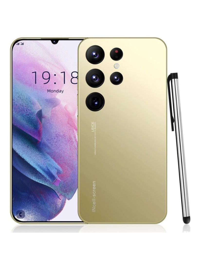 OEM - Smartphone T22 Ultra+   Dourado