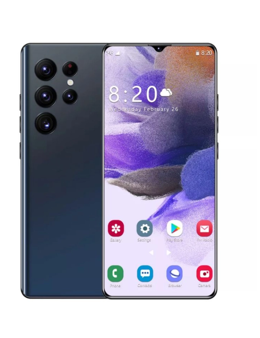 imagem de Smartphone T22U 6.3'', 1GB RAM, 8GB ROM 2400mAh, Android 8.1, OFERTA CAPA + VIDRO TEMPERADO + CANETA TÁCTIL   Preto1