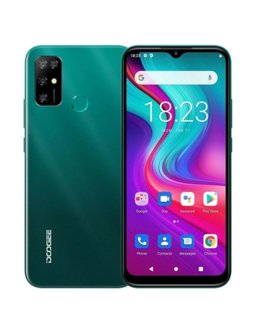 OEM - Smartphone Doogee X96 Pro 6.52'' 4GB RAM 5400mAh Bluetooth: 5.0 Android 11.0 OFERTA CAPA PROTETORA + PELÍCULA PROTETORA   Verde