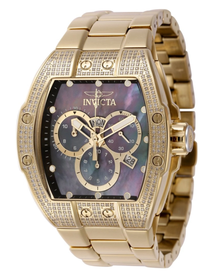 Invicta - Invicta S1 Rally 45693 Relógio de Homem Quartzo  - 44mm - Com 336 diamantes